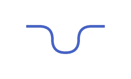 Иллюстрирует кривую прошедшую несколько итераций алгоритмома Чайкина